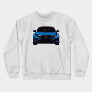 Blue Civic Type R Illustration Crewneck Sweatshirt